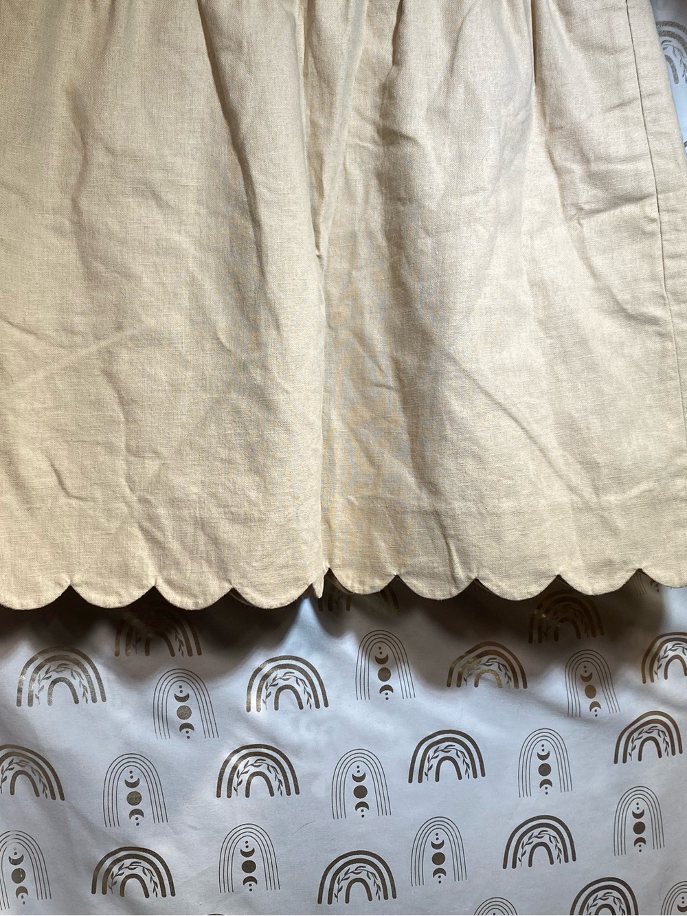 J. Crew Beige Lined Skirt with Elastic Waist - Picture 2 of 11